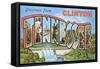 Greetings from Clintonm Tennessee-null-Framed Stretched Canvas