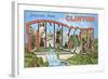 Greetings from Clintonm Tennessee-null-Framed Art Print