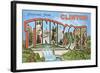 Greetings from Clintonm Tennessee-null-Framed Art Print