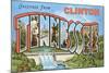 Greetings from Clintonm Tennessee-null-Mounted Art Print