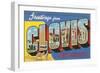 Greetings from Clovis, New Mexico-null-Framed Art Print