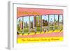 Greetings from Columbia, Missouri-null-Framed Art Print