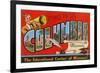 Greetings from Columbia, Missouri-null-Framed Art Print