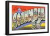 Greetings from Columbia, South Carolina-null-Framed Art Print