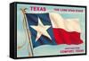 Greetings from Comfort, Texas-null-Framed Stretched Canvas