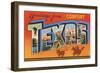 Greetings from Comfort, Texas-null-Framed Art Print