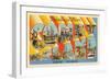 Greetings from Coney Island, New York-null-Framed Art Print