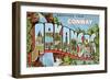 Greetings from Conway-null-Framed Premium Giclee Print