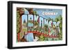 Greetings from Conway-null-Framed Premium Giclee Print