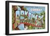 Greetings from Conway-null-Framed Art Print