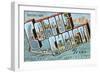 Greetings from Corpus Christi, Texas-null-Framed Art Print