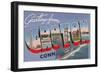 Greetings from Croton, Connecticut-null-Framed Giclee Print