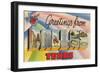 Greetings from Dallas, Texas-null-Framed Art Print