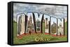 Greetings from Dayton, Ohio-null-Framed Stretched Canvas