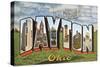 Greetings from Dayton, Ohio-null-Stretched Canvas