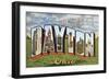 Greetings from Dayton, Ohio-null-Framed Art Print