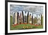 Greetings from Dayton, Ohio-null-Framed Art Print