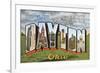 Greetings from Dayton, Ohio-null-Framed Premium Giclee Print