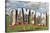 Greetings from Dayton, Ohio-null-Stretched Canvas