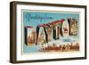 Greetings from Dayton, Ohio-null-Framed Art Print