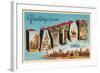 Greetings from Dayton, Ohio-null-Framed Art Print