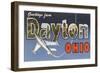 Greetings from Dayton, Ohio-null-Framed Art Print