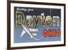 Greetings from Dayton, Ohio-null-Framed Premium Giclee Print