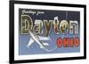 Greetings from Dayton, Ohio-null-Framed Premium Giclee Print