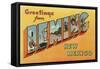 Greetings from Deming, New Mexico-null-Framed Stretched Canvas