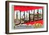 Greetings from Denver, Colorado-null-Framed Art Print