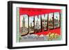 Greetings from Denver, Colorado-null-Framed Art Print