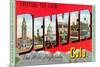 Greetings from Denver, Colorado-null-Mounted Art Print