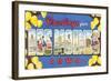 Greetings from Des Moines, Iowa-null-Framed Giclee Print