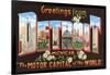 Greetings from Detroit, Michigan, the Motor Capital of the World-null-Framed Giclee Print