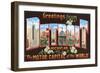 Greetings from Detroit, Michigan, the Motor Capital of the World-null-Framed Giclee Print