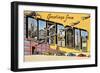 Greetings from Detroit, Michigan-null-Framed Art Print