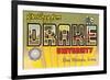 Greetings from Drake University, des Moines, Iowa-null-Framed Premium Giclee Print