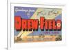 Greetings from Drew Field, Tampa, Florida-null-Framed Premium Giclee Print