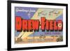 Greetings from Drew Field, Tampa, Florida-null-Framed Premium Giclee Print