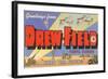 Greetings from Drew Field, Tampa, Florida-null-Framed Art Print