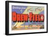 Greetings from Drew Field, Tampa, Florida-null-Framed Art Print