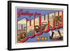 Greetings from Duluth, Minnesota-null-Framed Art Print