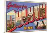 Greetings from Duluth, Minnesota-null-Mounted Art Print