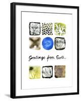 Greetings from Earth-null-Framed Giclee Print