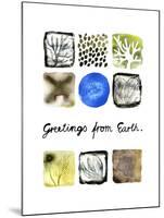 Greetings from Earth-null-Mounted Giclee Print