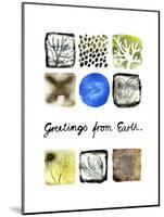 Greetings from Earth-null-Mounted Giclee Print