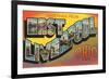 Greetings from East Liverpool, Ohio-null-Framed Art Print