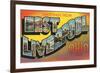 Greetings from East Liverpool, Ohio-null-Framed Premium Giclee Print