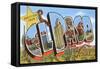 Greetings from El Paso, Texas-null-Framed Stretched Canvas