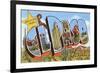 Greetings from El Paso, Texas-null-Framed Premium Giclee Print